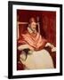 Portrait of Pope Innocent X (1574-1655), 1650-Diego Velazquez-Framed Giclee Print