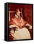 Portrait of Pope Innocent X (1574-1655), 1650-Diego Velazquez-Framed Stretched Canvas