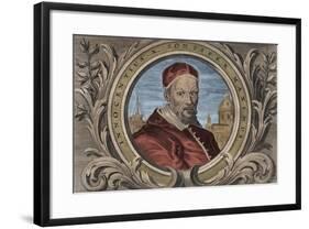 Portrait of Pope Innocent X-Stefano Bianchetti-Framed Giclee Print