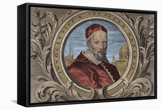 Portrait of Pope Innocent X-Stefano Bianchetti-Framed Stretched Canvas