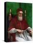 Portrait of Pope Julius II, 1511-Raphael-Stretched Canvas