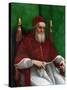 Portrait of Pope Julius II, 1511-Raphael-Stretched Canvas