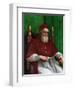 Portrait of Pope Julius II, 1511-Raphael-Framed Giclee Print