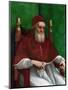 Portrait of Pope Julius II, 1511-Raphael-Mounted Giclee Print