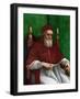 Portrait of Pope Julius II, 1511-Raphael-Framed Giclee Print