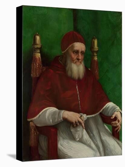 Portrait of Pope Julius II, 1511-Raphael-Stretched Canvas