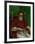 Portrait of Pope Julius II, 1511-Raphael-Framed Giclee Print