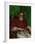 Portrait of Pope Julius II, 1511-Raphael-Framed Giclee Print