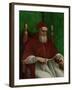 Portrait of Pope Julius II, 1511-Raphael-Framed Giclee Print