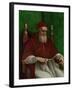 Portrait of Pope Julius II, 1511-Raphael-Framed Giclee Print