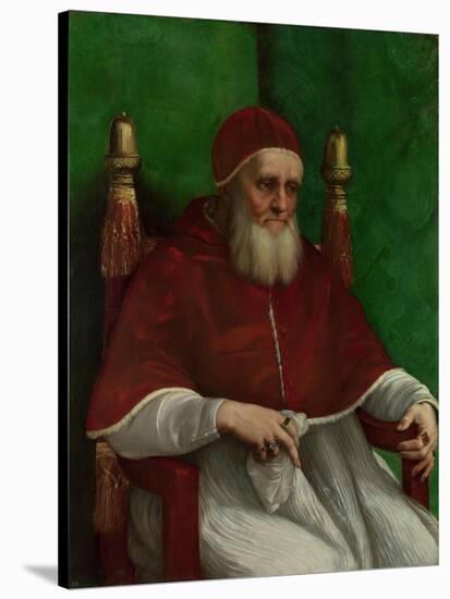 Portrait of Pope Julius II, 1511-Raphael-Stretched Canvas