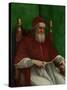 Portrait of Pope Julius II, 1511-Raphael-Stretched Canvas