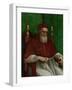 Portrait of Pope Julius II, 1511-Raphael-Framed Giclee Print