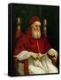 Portrait of Pope Julius II-Raphael-Framed Stretched Canvas