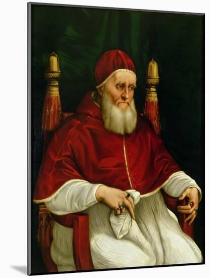 Portrait of Pope Julius II-Raphael-Mounted Giclee Print