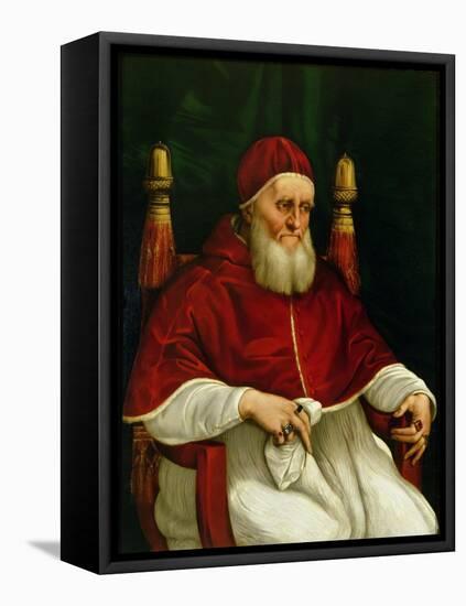 Portrait of Pope Julius II-Raphael-Framed Stretched Canvas