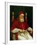 Portrait of Pope Julius II-Raphael-Framed Giclee Print