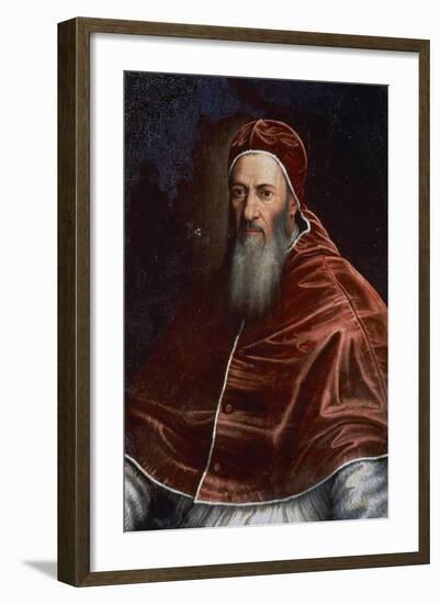 Portrait of Pope Julius III-null-Framed Giclee Print