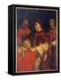 Portrait of Pope Leo X (1475-1521), Son of Laurent De Medici (1449 - 1492) (Laurent the Magnificent-Raphael (1483-1520)-Framed Stretched Canvas