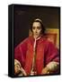 Portrait of Pope Pius VII (1742-1823), 1805-Jacques-Louis David-Framed Stretched Canvas