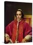 Portrait of Pope Pius VII (1742-1823), 1805-Jacques-Louis David-Stretched Canvas