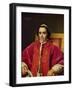Portrait of Pope Pius VII (1742-1823), 1805-Jacques-Louis David-Framed Giclee Print