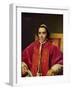 Portrait of Pope Pius VII (1742-1823), 1805-Jacques-Louis David-Framed Giclee Print