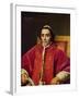 Portrait of Pope Pius VII (1742-1823), 1805-Jacques-Louis David-Framed Giclee Print