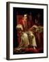 Portrait of Pope Pius VII, 1817-Jean Baptiste Joseph Wicar-Framed Giclee Print