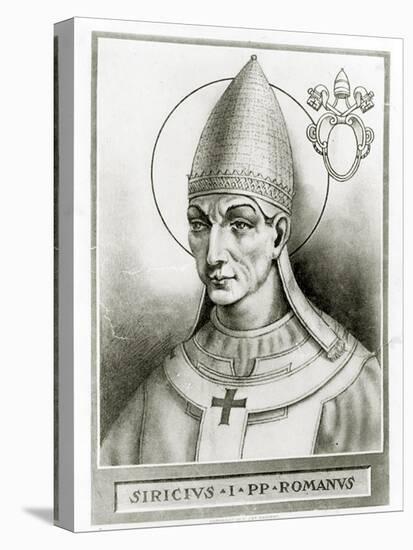 Portrait of Pope Siricius, C.1835-null-Stretched Canvas