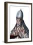 Portrait of Pope Sylvester II (or Silvester II) (c 938-1003)-French School-Framed Giclee Print