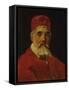 Portrait of Pope Urban VIII-Gianlorenzo Bernini-Framed Stretched Canvas