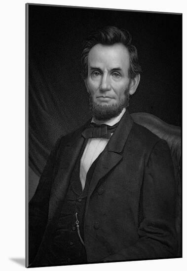 Portrait of President Abraham Lincoln Art Print Poster-null-Mounted Poster