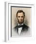 Portrait of President Abraham Lincoln-null-Framed Giclee Print