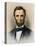 Portrait of President Abraham Lincoln-null-Stretched Canvas