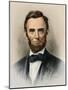 Portrait of President Abraham Lincoln-null-Mounted Giclee Print