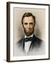 Portrait of President Abraham Lincoln-null-Framed Giclee Print