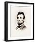 Portrait of President Abraham Lincoln.-Vernon Lewis Gallery-Framed Photographic Print