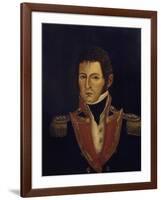 Portrait of President Antonio Villavicencio-null-Framed Giclee Print