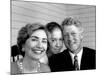 Portrait of President Bill Clinton, Daughter Chelsea and Wife Hillary Rodham Clinton-Alfred Eisenstaedt-Mounted Photographic Print