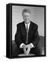 Portrait of President Bill Clinton-Alfred Eisenstaedt-Framed Stretched Canvas