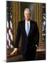 Portrait of President Bill Clinton-null-Mounted Giclee Print