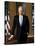 Portrait of President Bill Clinton-null-Stretched Canvas