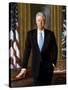 Portrait of President Bill Clinton-null-Stretched Canvas
