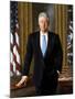 Portrait of President Bill Clinton-null-Mounted Giclee Print