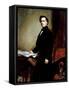 Portrait of President Franklin Pierce, 1858-George Peter Alexander Healy-Framed Stretched Canvas
