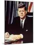 Portrait of President John F. Kennedy, from the TV Show, "JFK Assassination as It Happened"-Alfred Eisenstaedt-Mounted Photographic Print