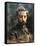 Portrait of Primo Levi-Luigi Conconi-Framed Stretched Canvas