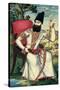 Portrait of Prince Abbas Mirza, Ca 1820-null-Stretched Canvas