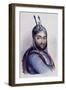 Portrait of Prince Akbar Khan of Afghanistan, 1839-null-Framed Giclee Print